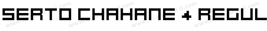 Serto Chahane 4 Regular字体转换